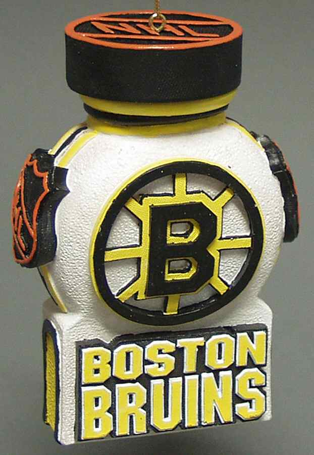 NHL Resin Ornaments Boston Bruins - No Box by Slavic Treasures-1