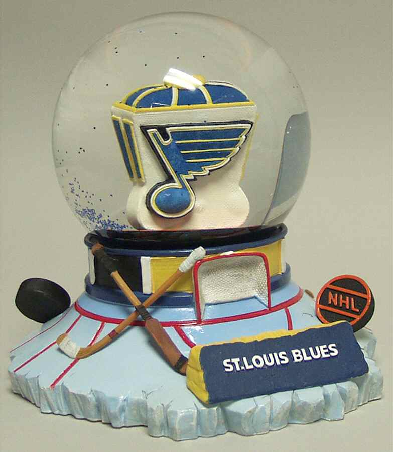 NHL Snowglobes St Louis Blues - No Box by Slavic Treasures-1