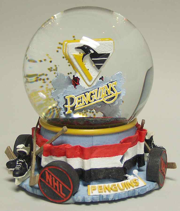 NHL Snowglobes Pittsburgh Penguins - Boxed by Slavic Treasures-1