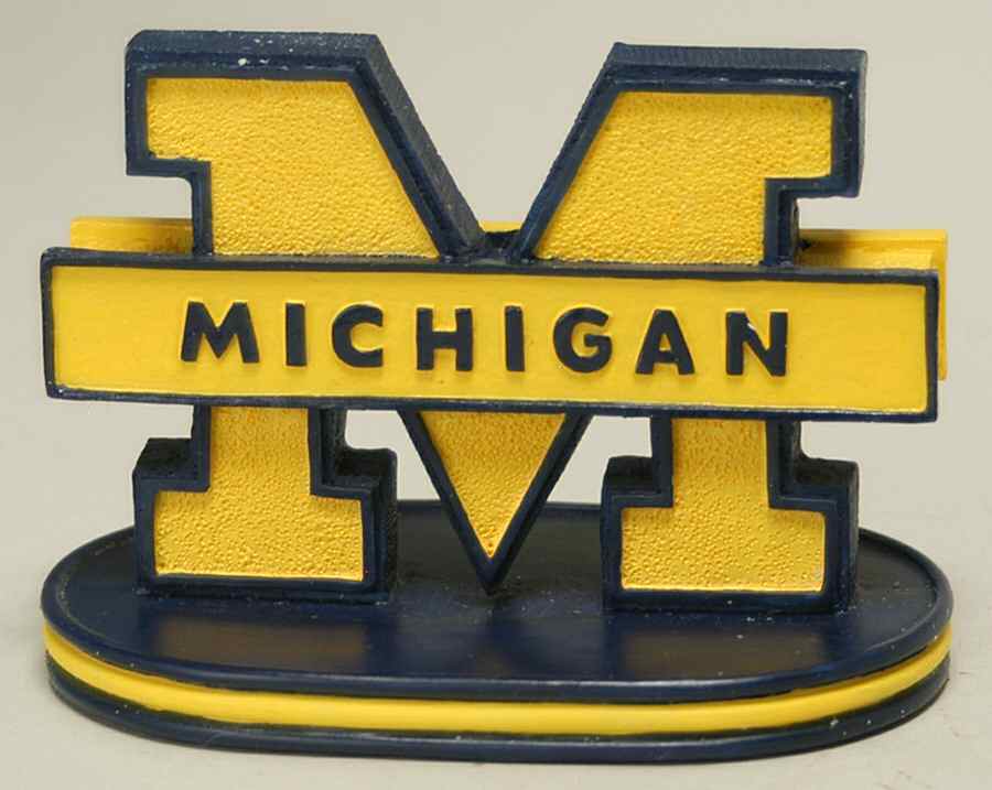 Small Collegiate Figurines Michigan Wolverines - Boxed by Slavic Treasures-1