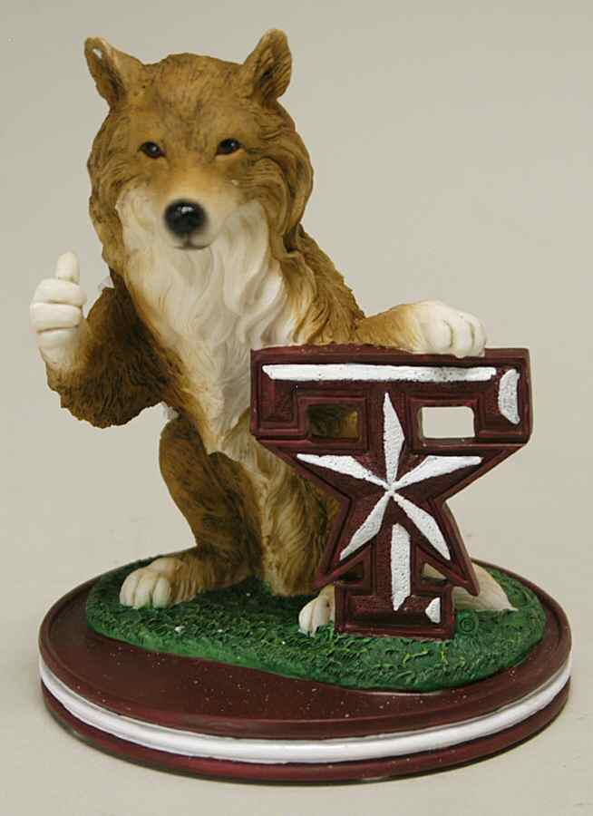 Small Collegiate Figurines Texas A & M Aggies - Boxed by Slavic Treasures-1