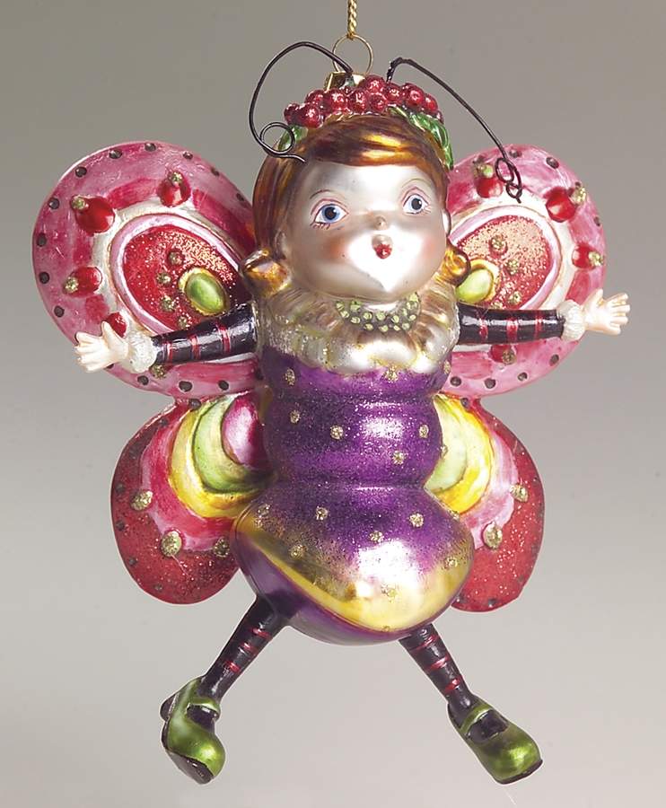 Scottish Christmas Ornaments Whimsies-Butterfly Girl - No Box by Scottish Christmas-1