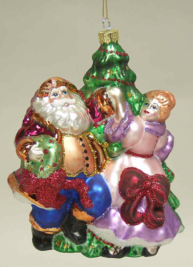 Scottish Christmas Ornaments Santa-Lets Take A Turn - Boxed by Scottish Christmas-1