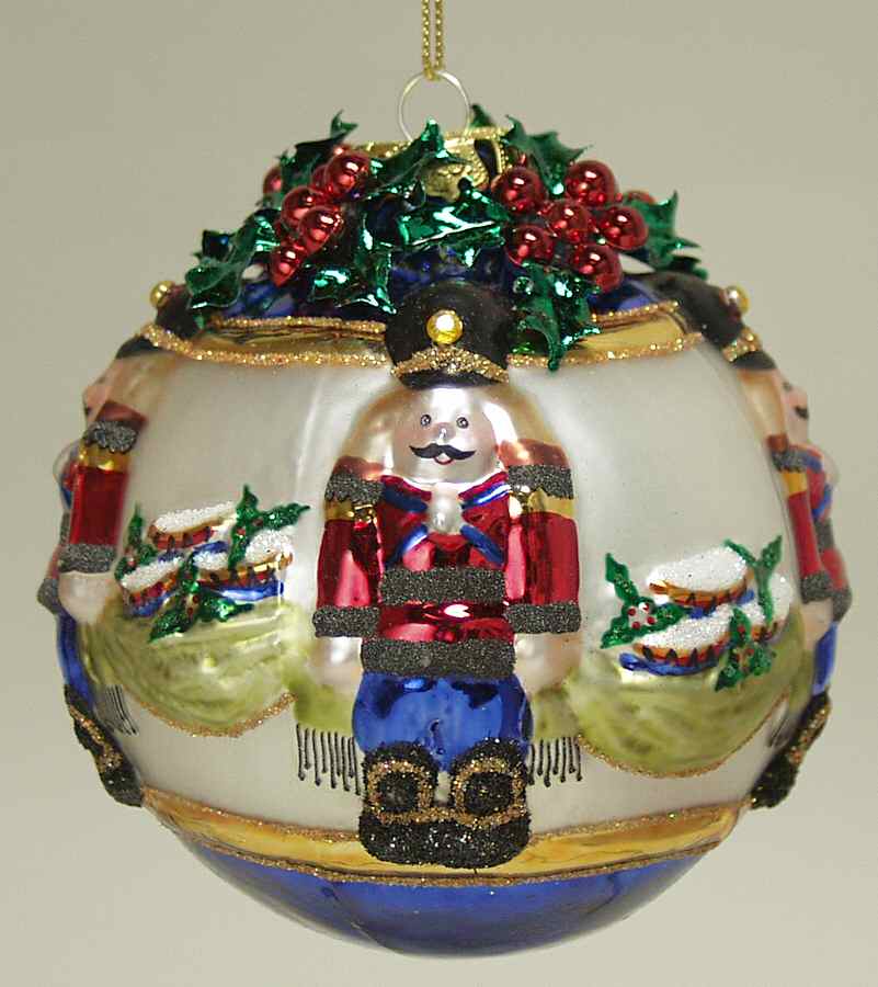 Scottish Christmas Ornaments Toyland Ball With Holly - No Box by Scottish Christmas-1
