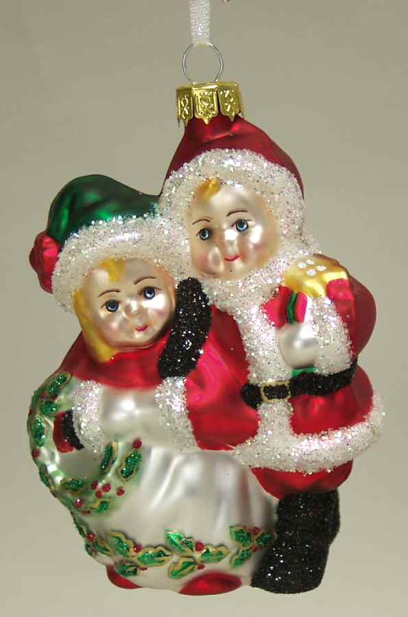 Scottish Christmas Ornaments Sweethearts-Santababies - No Box by Scottish Christmas-1