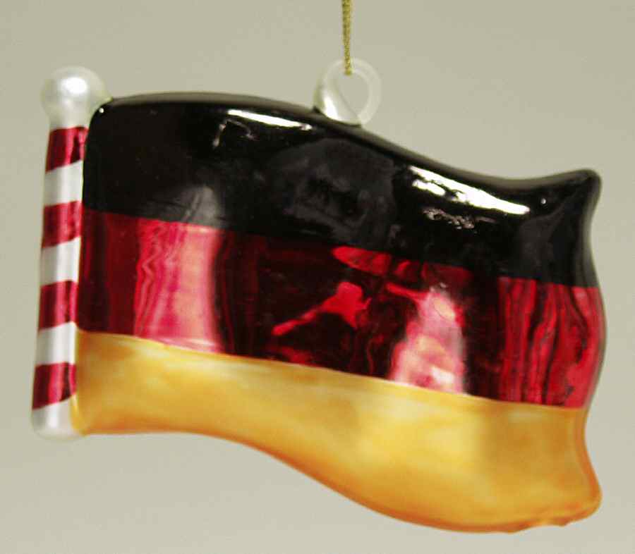 Scottish Christmas Ornaments German Flag - No Box by Scottish Christmas-1