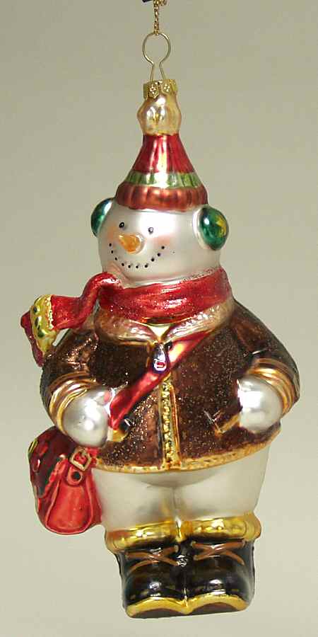 Scottish Christmas Ornaments Snowman Mailman - No Box by Scottish Christmas-1