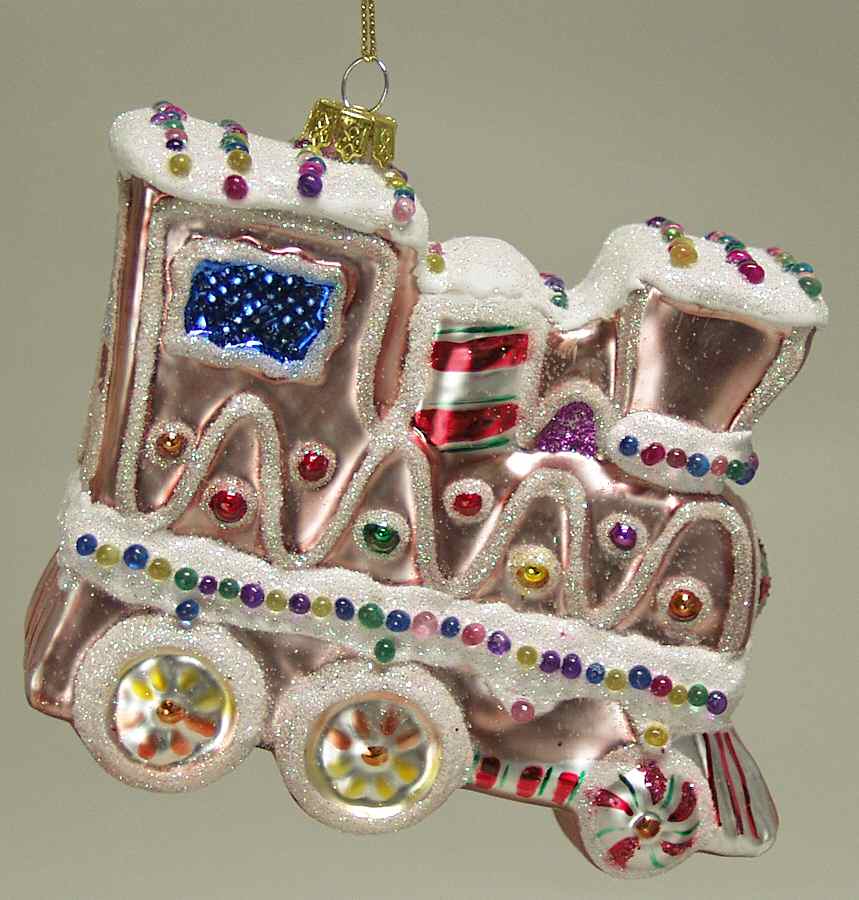 Scottish Christmas Ornaments Gingerbread Train - No Box by Scottish Christmas-1