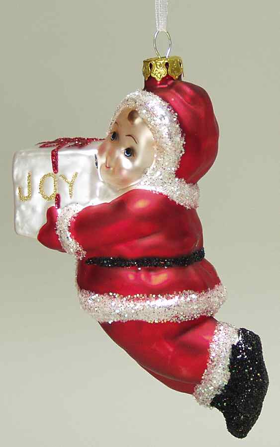 Scottish Christmas Ornaments Jumping For Joy-Santa Baby - Boxed by Scottish Christmas-1