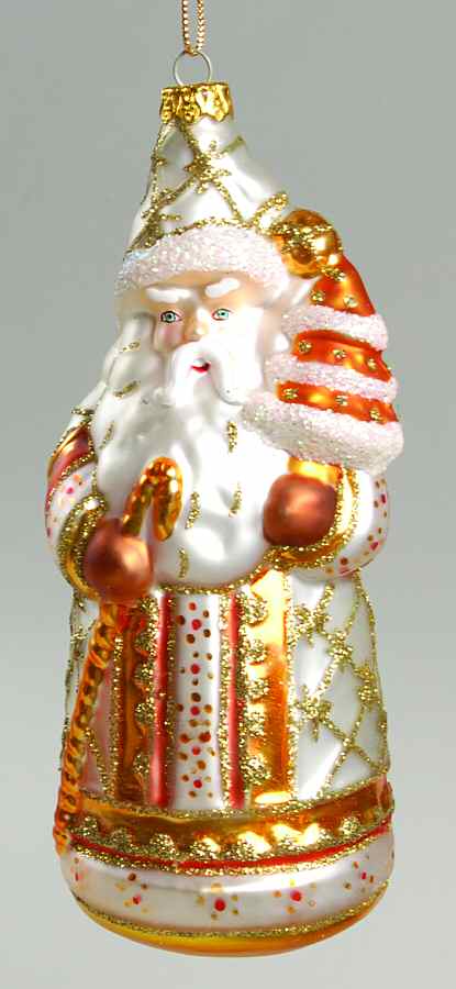 Scottish Christmas Ornaments Old World Santa-Gold - No Box by Scottish Christmas-1