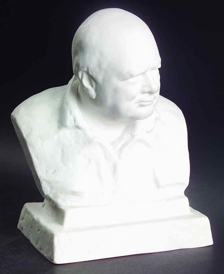 Spode Busts Winston Churchill - No Box by Spode-1