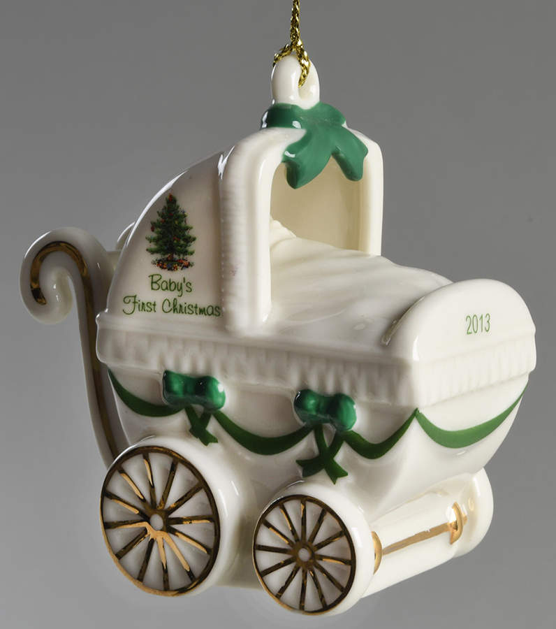 Baby's First Christmas Baby Carriage - Boxed by Spode-1
