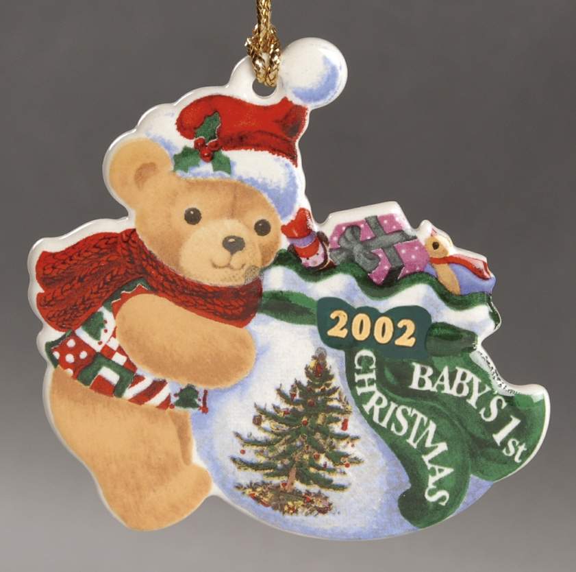 Baby's First Christmas Teddy Bear - Boxed by Spode-1