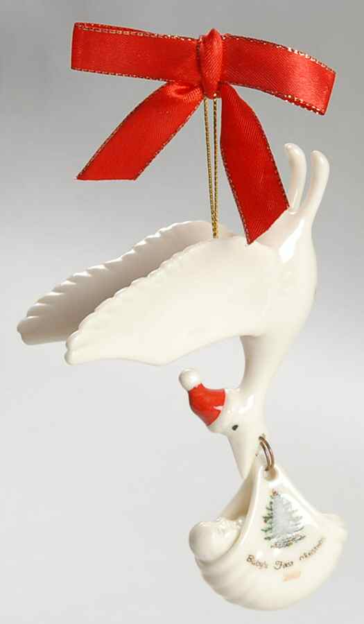 Baby's First Christmas Stork - Boxed by Spode-1