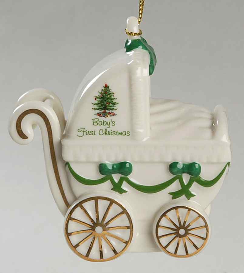 Baby's First Christmas Carriage - No Box by Spode-1