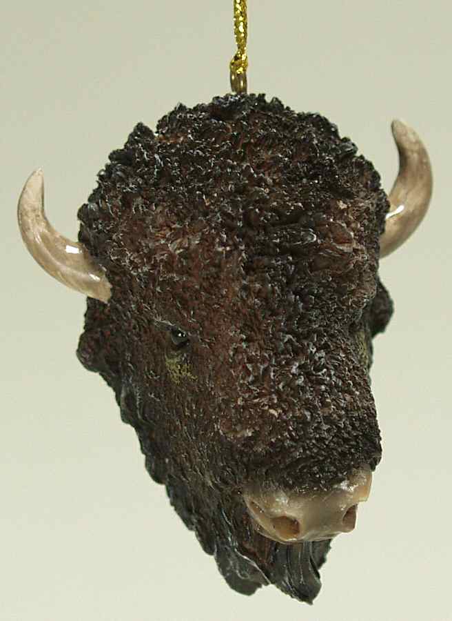 Resin Animal Ornaments Bison Family - No Box by Slavic Treasures-1
