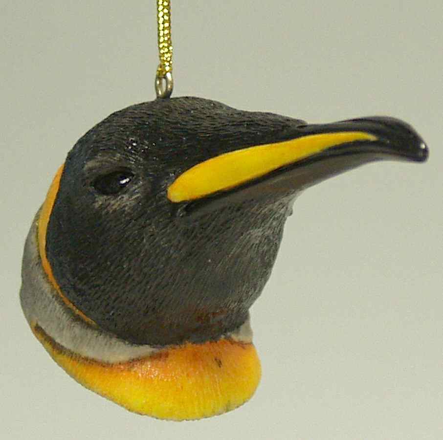 Resin Animal Ornaments Penguin Head - No Box by Slavic Treasures-1