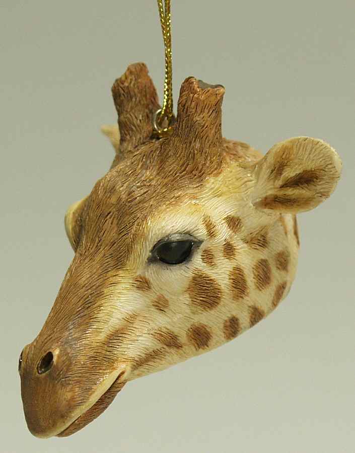 Resin Animal Ornaments Giraffe Head - No Box by Slavic Treasures-1