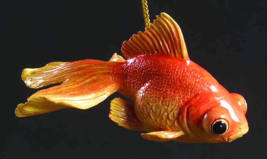 Resin Animal Ornaments Goldfish - No Box by Slavic Treasures-1