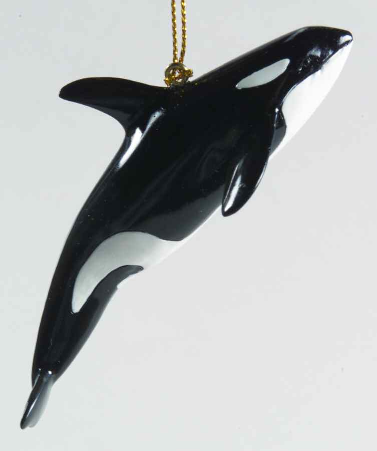 Resin Animal Ornaments Killer Whale - No Box by Slavic Treasures-1