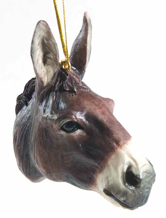 Resin Animal Ornaments Donkey Head - No Box by Slavic Treasures-1