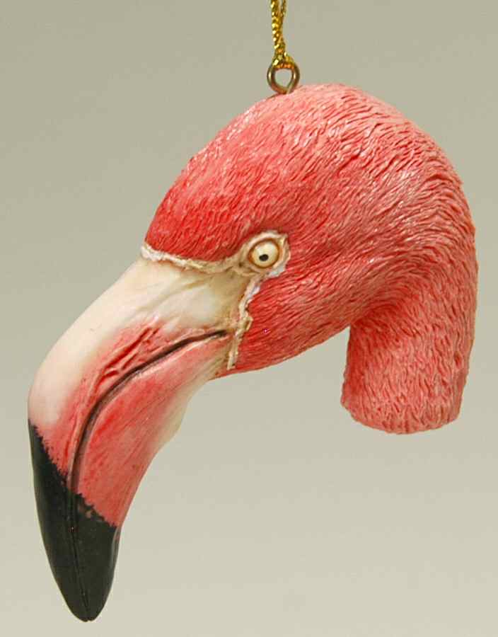 Resin Animal Ornaments Flamingo Head - No Box by Slavic Treasures-1