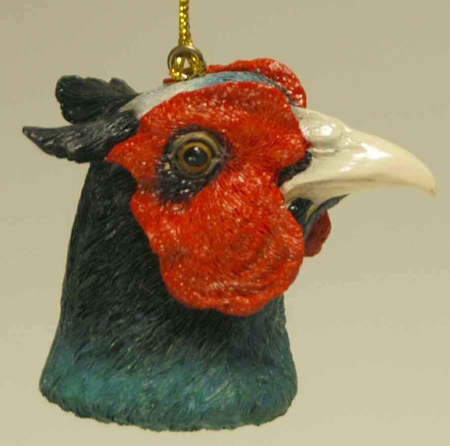 Resin Animal Ornaments Pheasant Head - No Box by Slavic Treasures-1