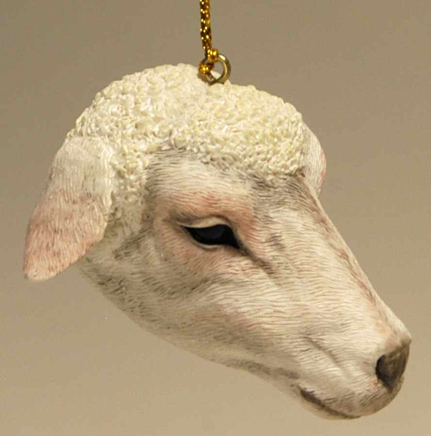 Resin Animal Ornaments Sheep Head - No Box by Slavic Treasures-1