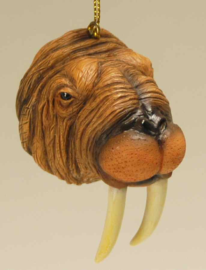 Resin Animal Ornaments Walrus Head - No Box by Slavic Treasures-1