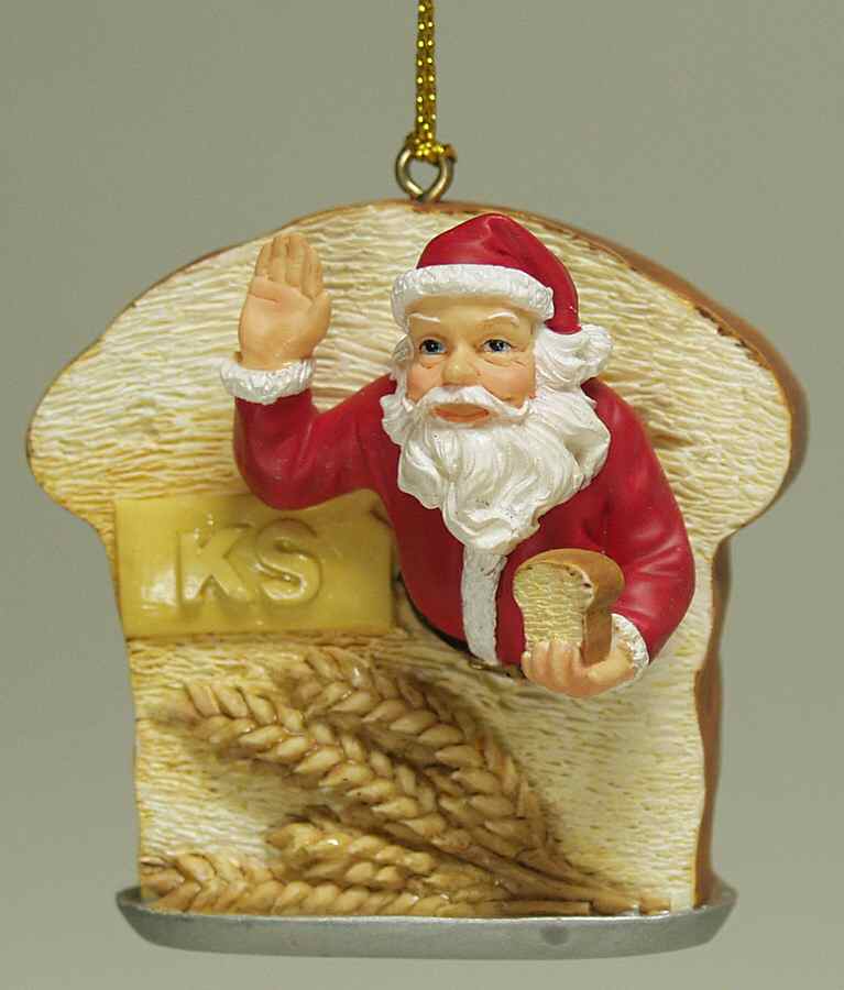 State Santa Ornaments Kansas - No Box by Slavic Treasures-1