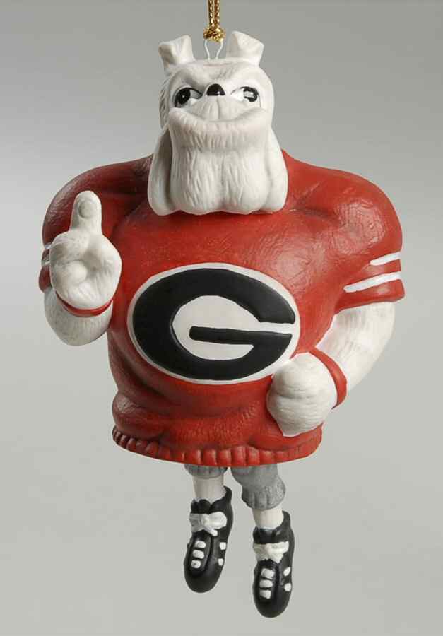 Collegiate Swing Legs Ornament Georgia Bulldogs - No Box by Slavic Treasures-1