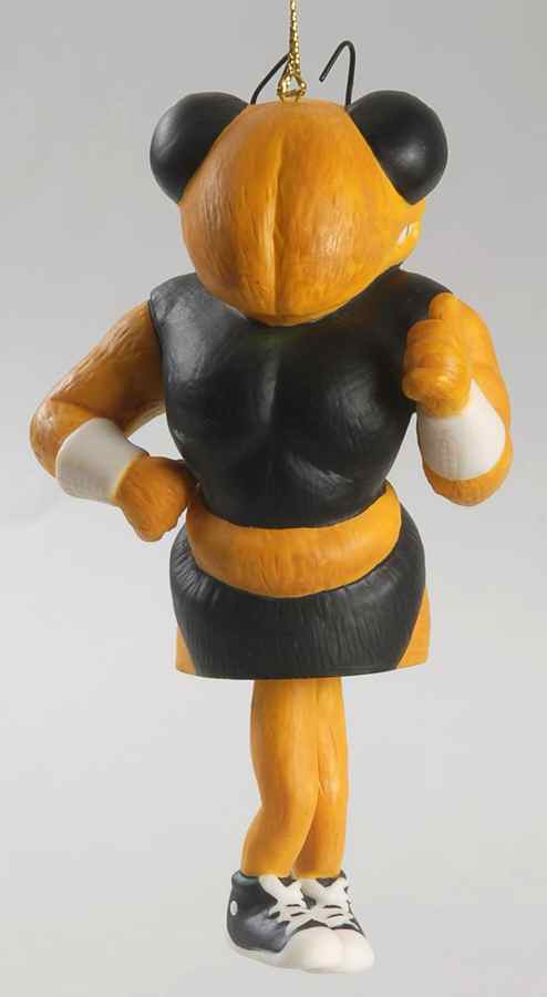 Collegiate Swing Legs Ornament Georgia Tech Yellow Jackets - Boxed by Slavic Treasures-1