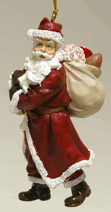 Collegiate Santa Ornament Oklahoma Sooners Santa - Boxed by Slavic Treasures-1