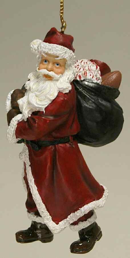 Collegiate Santa Ornament Mississippi State Santa - Boxed by Slavic Treasures-1