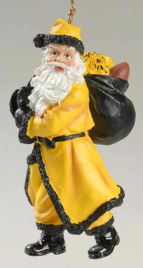 Collegiate Santa Ornament Iowa Hawkeyes Santa - Boxed by Slavic Treasures-1