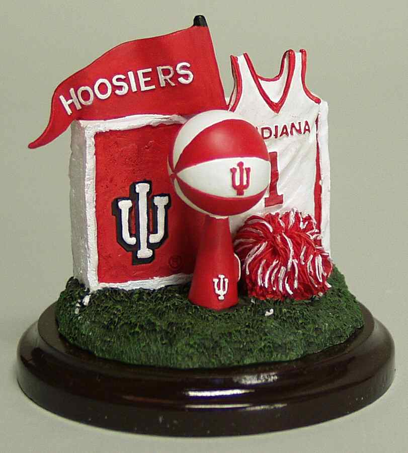 Mascot Mini Figurine Indiana Hoosiers - Boxed by Slavic Treasures-1