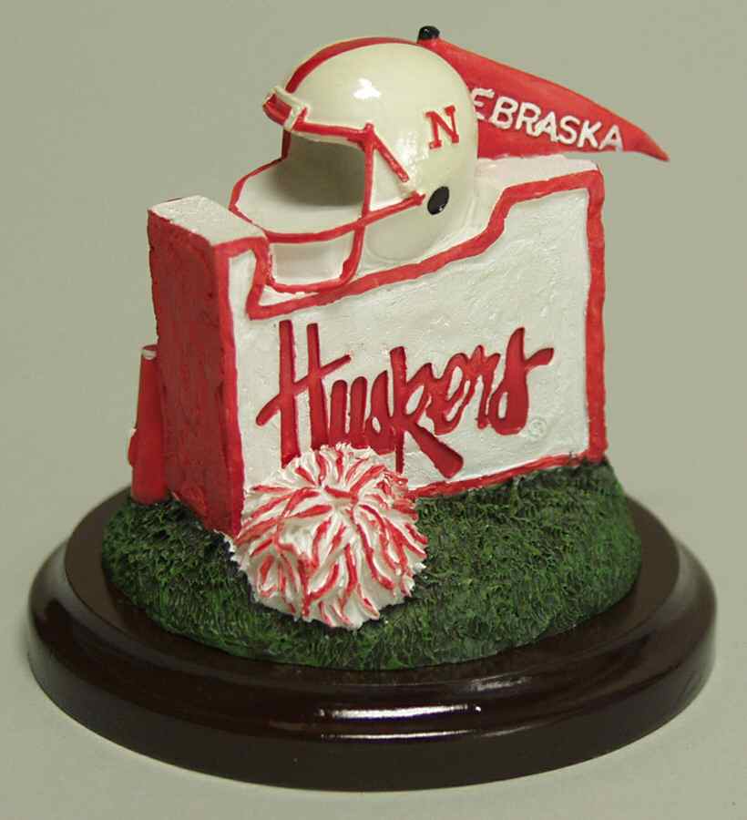 Mascot Mini Figurine Nebraska Cornhuskers - Boxed by Slavic Treasures-1
