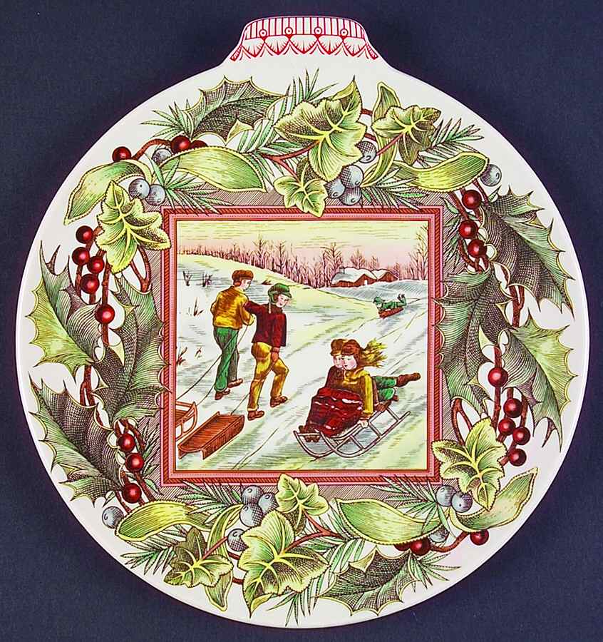Victorian Christmas-Series 2 Sledding - No Box by Spode-1