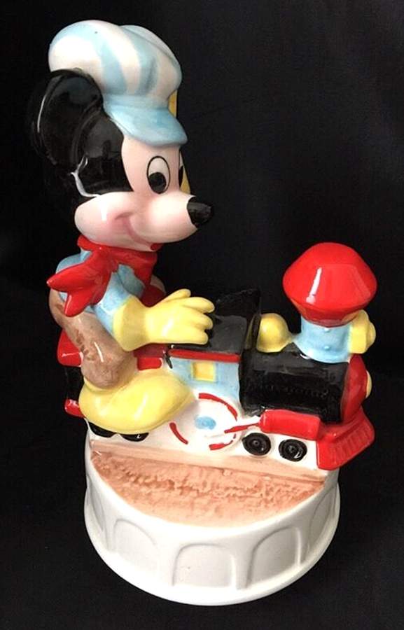 Disney Music Box Mickey-Working On The Railroad - No Box by Schmid-1