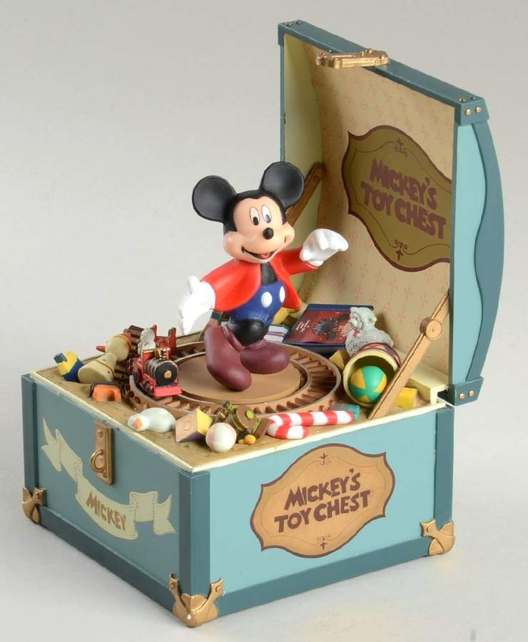 Disney Music Box Mickey's Toy Chest - Boxed by Schmid-1