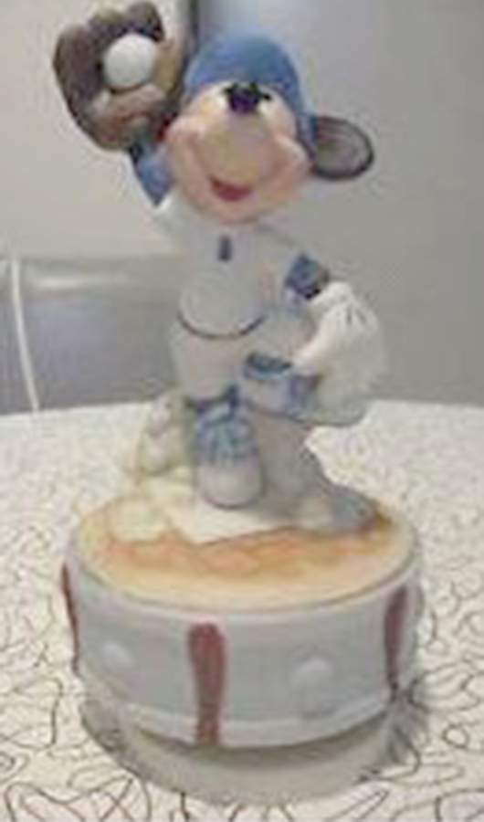 Disney Music Box Baseball Mickey - No Box by Schmid-1