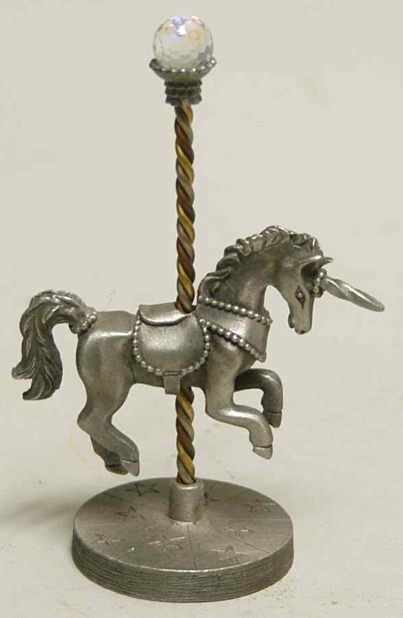 Spoontiques Miniature Figurines Unicorn Carousel - Boxed by Spoontiques-1