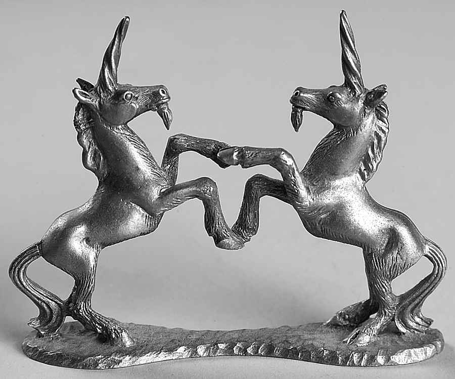 Spoontiques Miniature Figurines Fighting Unicorns - Boxed by Spoontiques-1