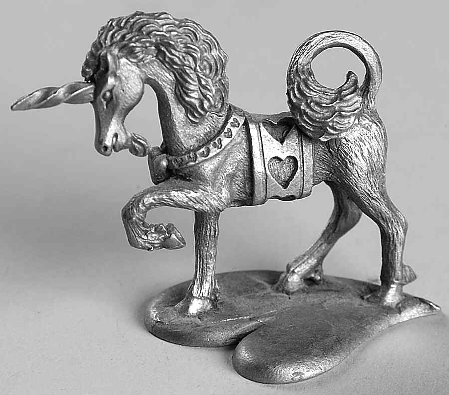 Spoontiques Miniature Figurines Prancing Unicorn - Boxed by Spoontiques-1