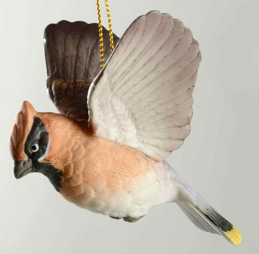 Sadek Ornaments Cedar Waxwing - No Box by Sadek-1