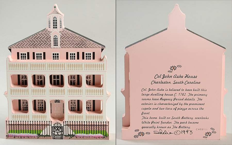 Charleston Col John Ashe House - No Box by Shelias Collectibles-1