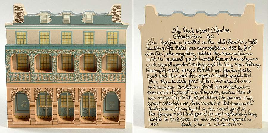 Charleston Dock Street Theatre - No Box by Shelias Collectibles-1