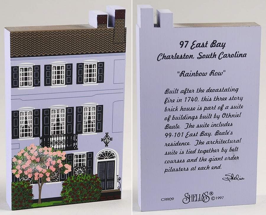 Charleston 97 East Bay Rainbow Row - No Box by Shelias Collectibles-1