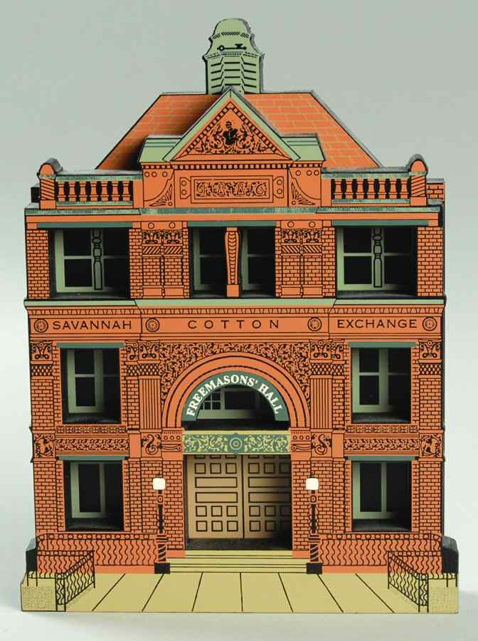 Savannah Old Savannah Cotton Exchang3 - No Box by Shelias Collectibles-1