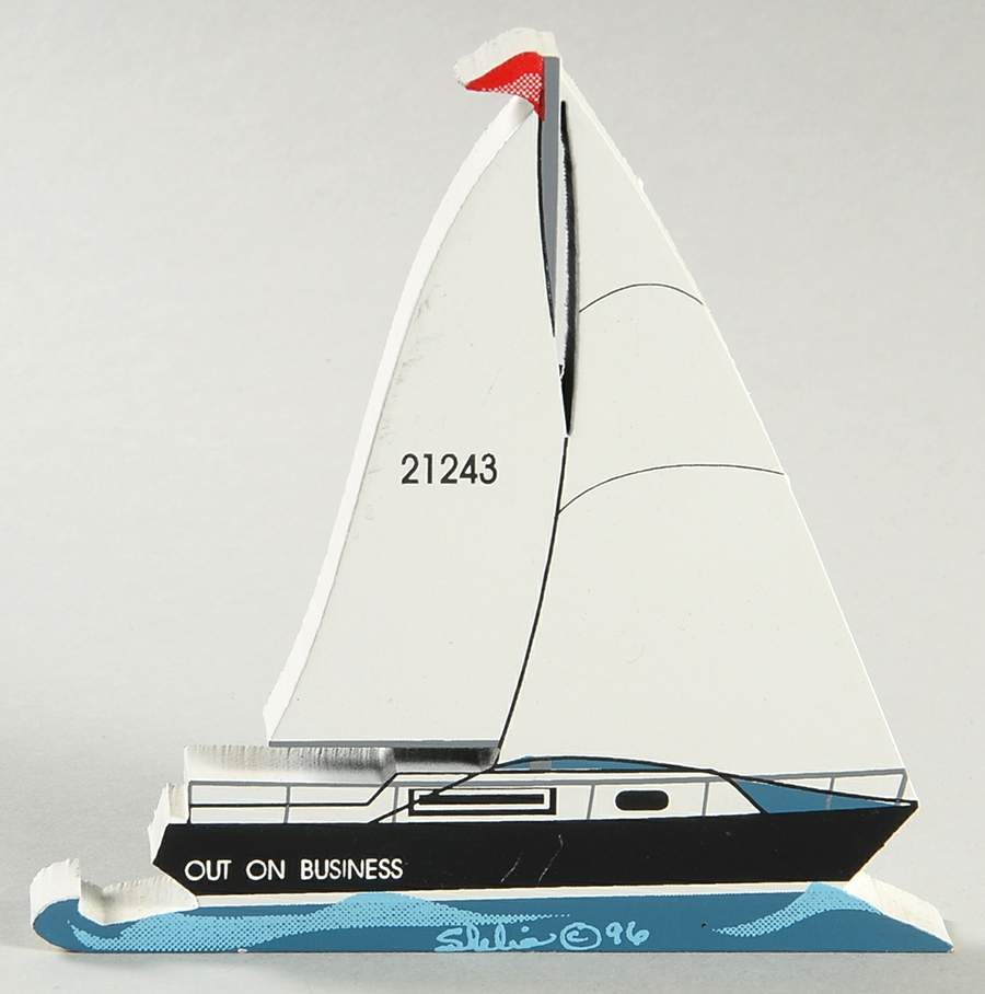 Shelia's Accessories Sail Boat - No Box by Shelias Collectibles-1